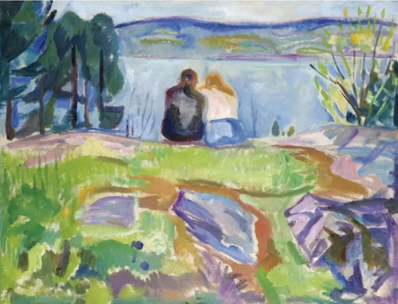 Feuillus en bourgeons - Edvard Munch
