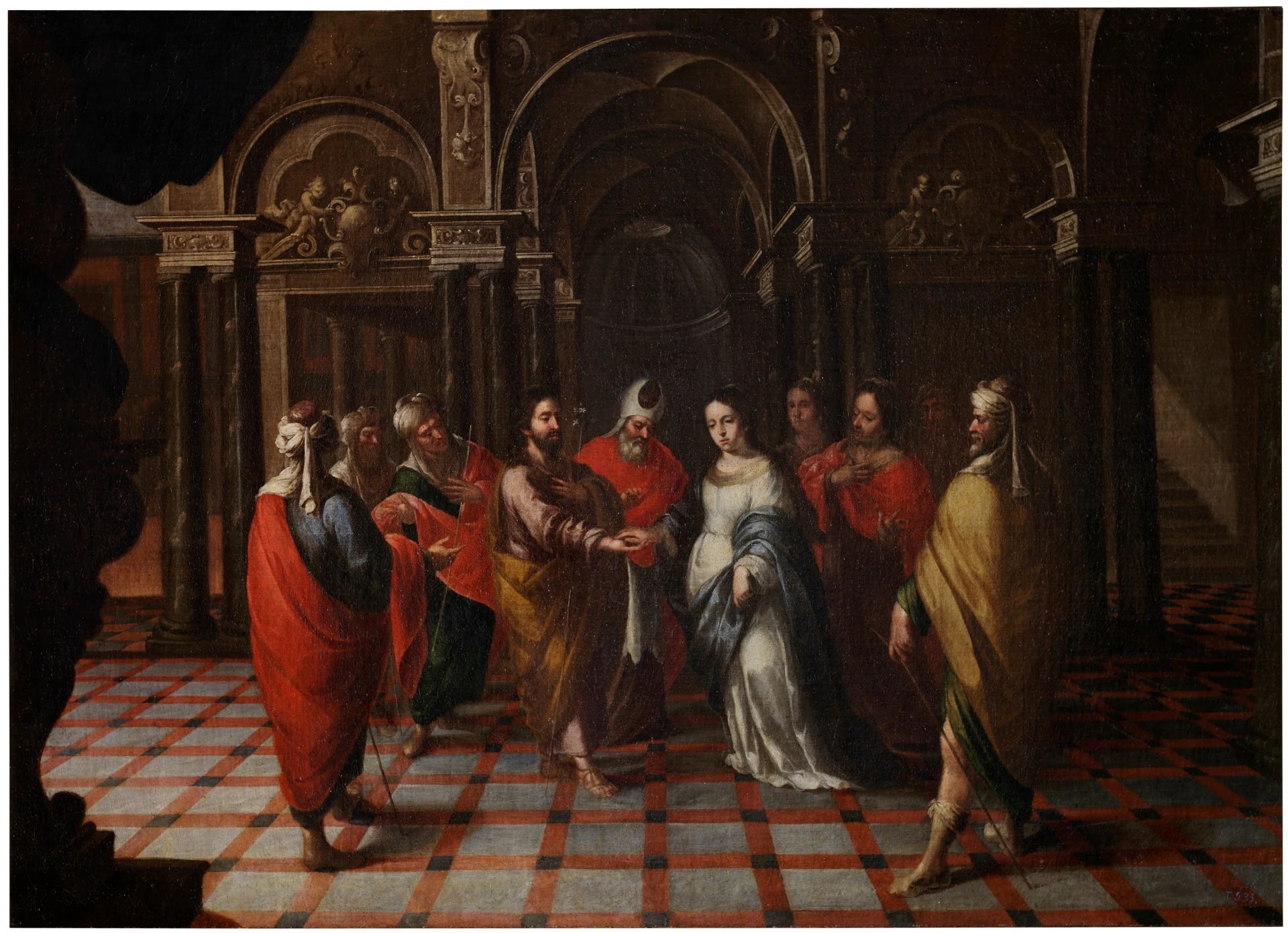 Les Fiançailles de la Vierge - Juan García de Miranda
