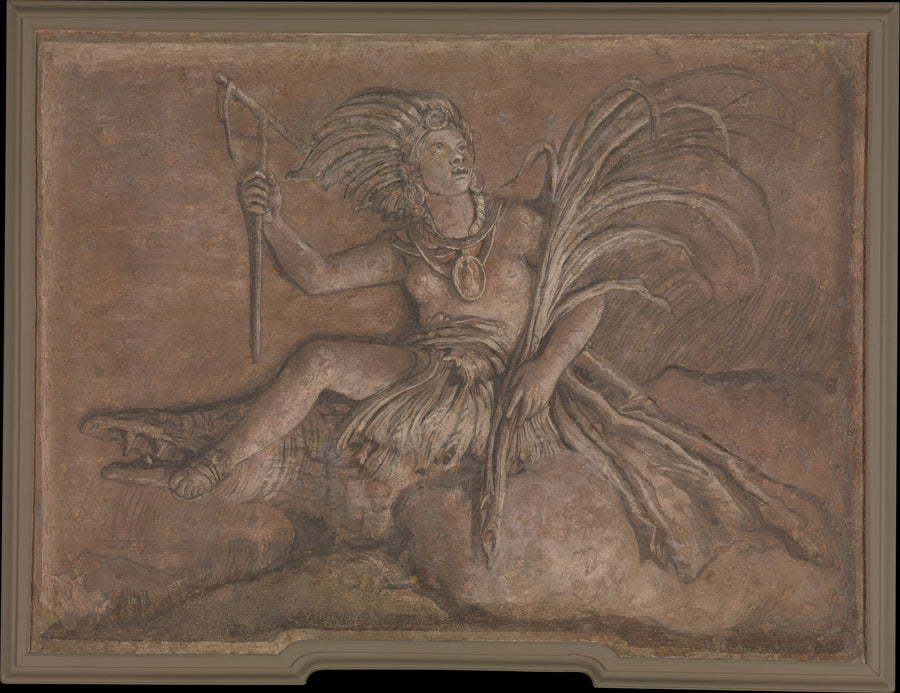 Figure allégorique représentant l'Amérique - Giovanni Domenico Tiepolo