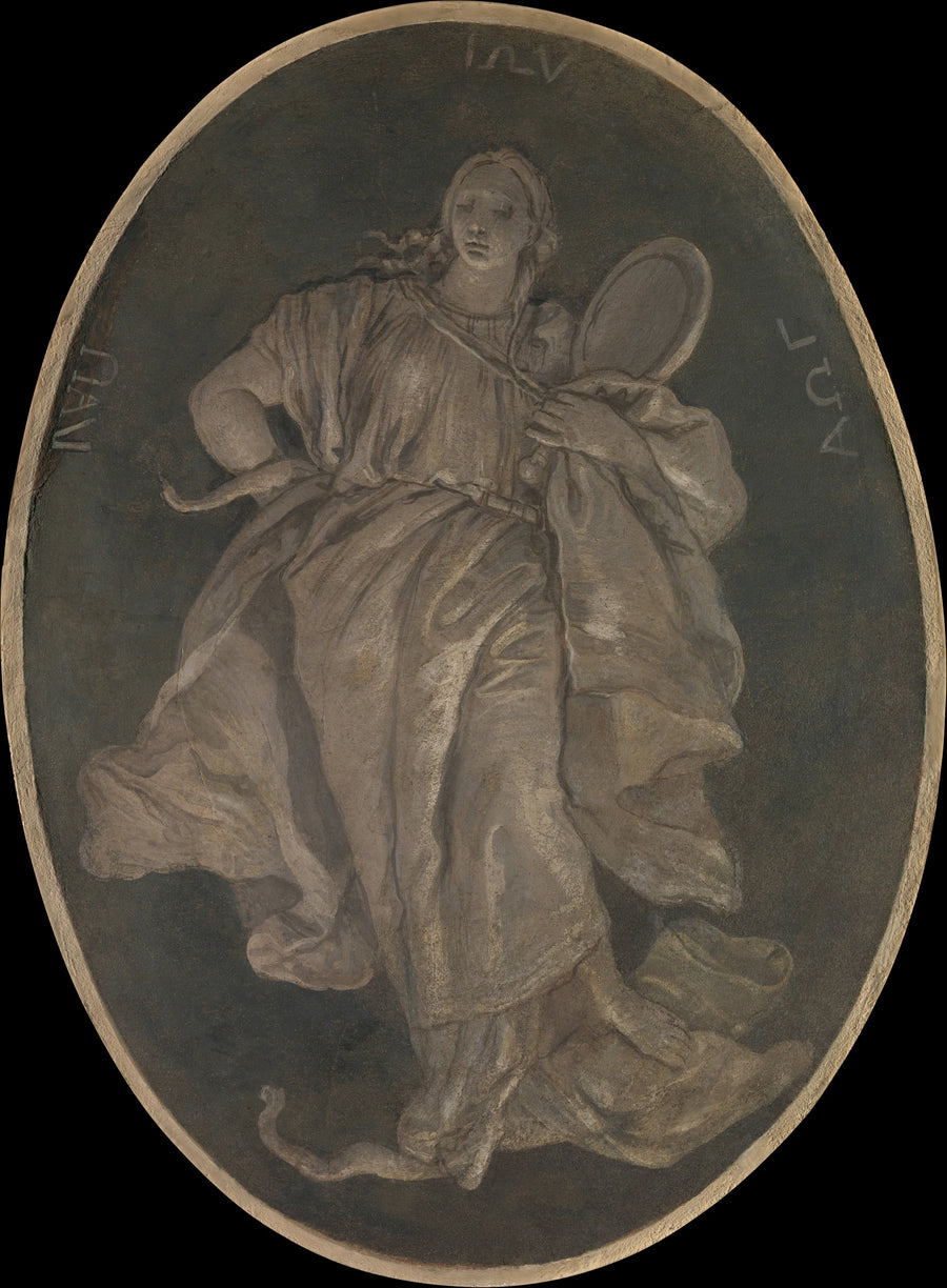 Figure allégorique représentant la Prudence - Giovanni Battista Tiepolo