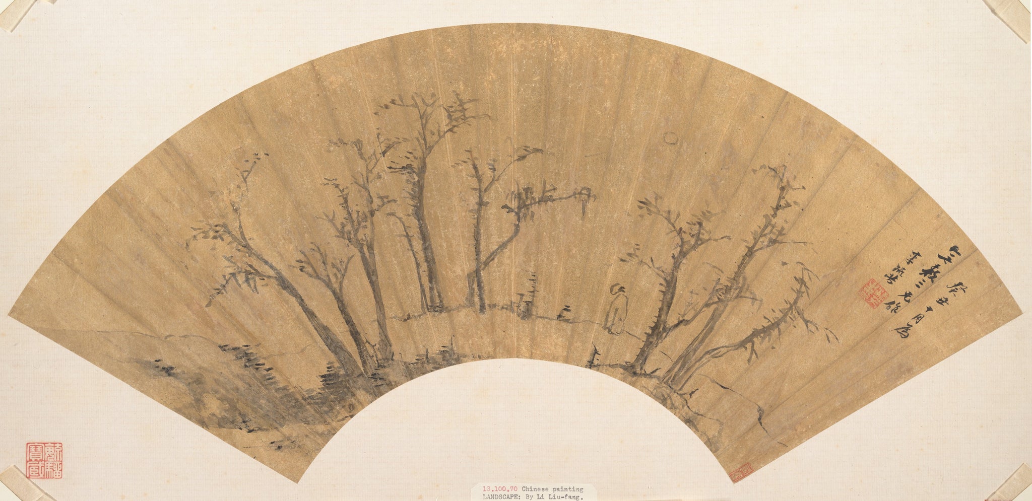 Figure dans un bosquet - Li Liufang, 1613, Metropolitan Museum of Art