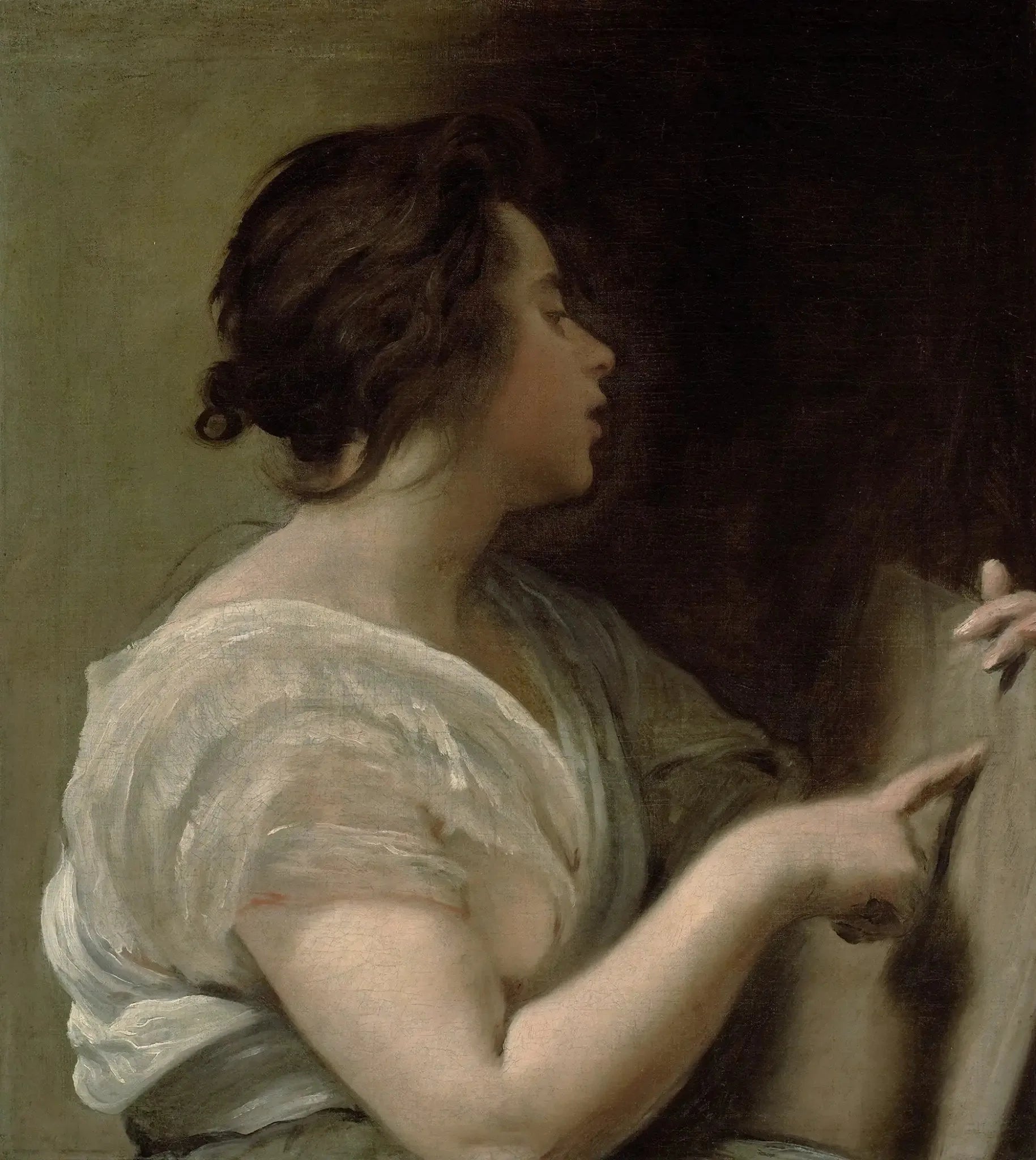 Figure de femme - Diego Velázquez image 1 copie de tableau peinte à la main