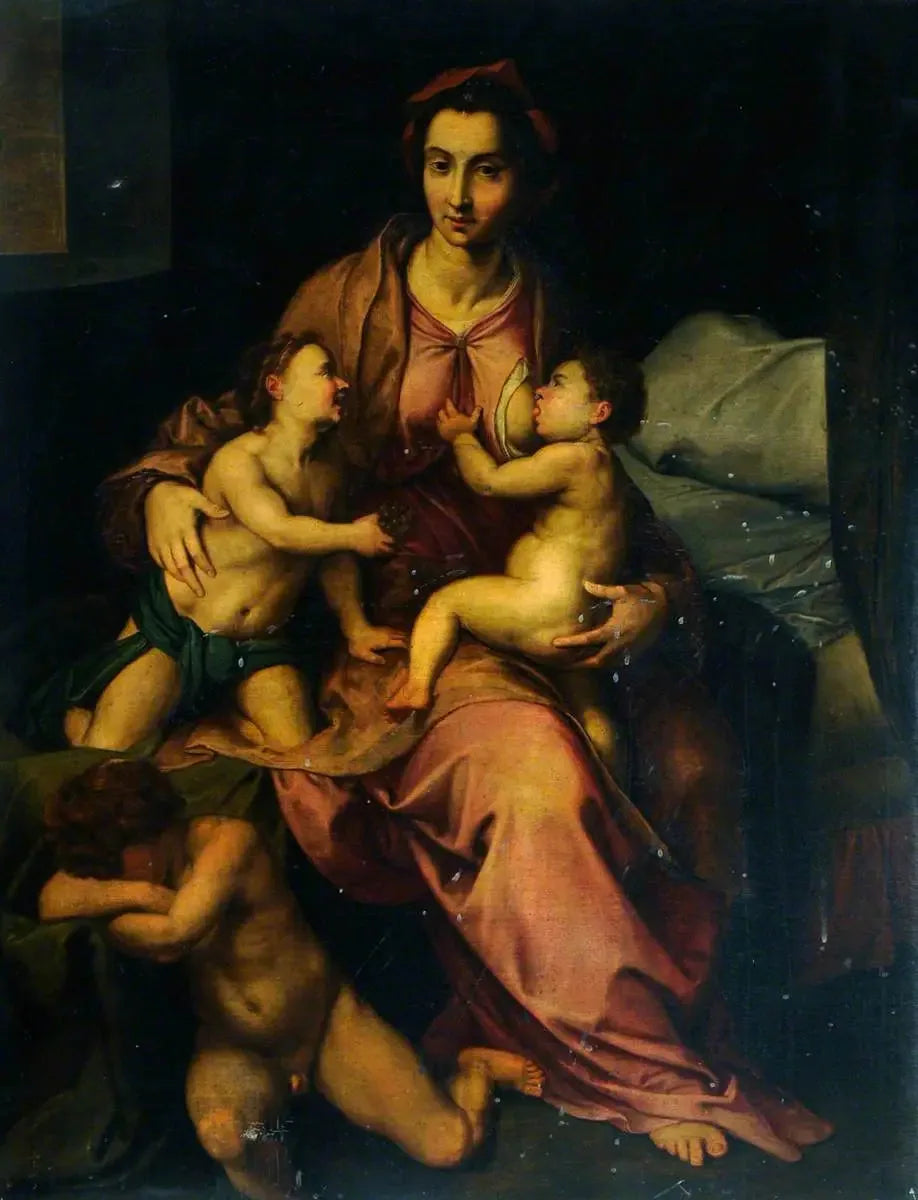 Figure de la Charité - Andrea del Sarto image 1 reproduction artisanale de tableau