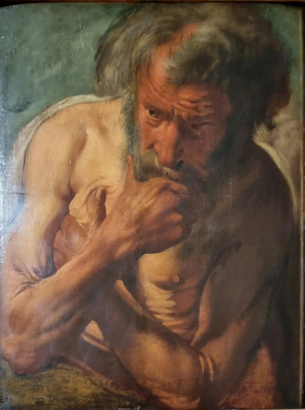 Figure de vieillard - Jacob Jordaens image 1 reproduction artisanale de tableau