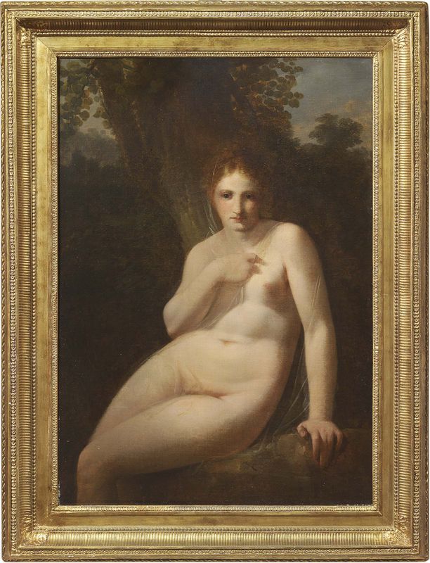 Figure féminine dans un bosquet - Pierre-Paul Prud'hon image 1 copie peinte à la main à l’huile