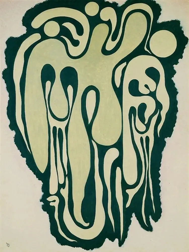 Figure verte - Vassily Kandinsky image 1 tableau peint à l’huile sur toile