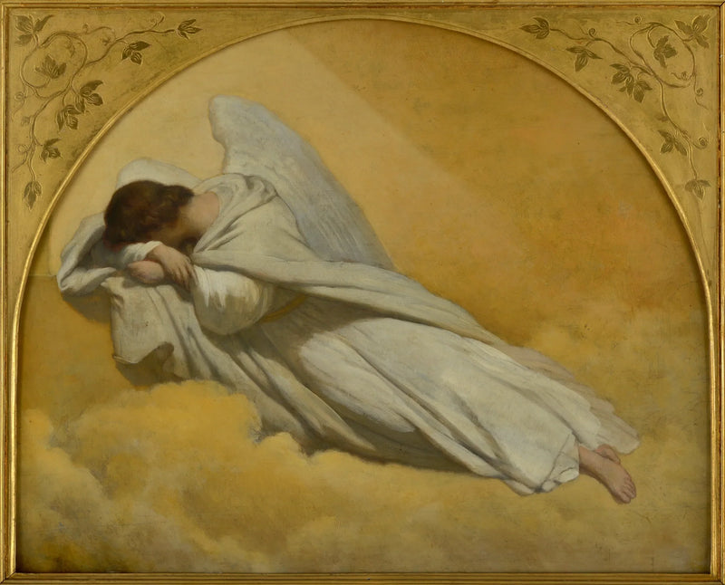 Figuur van een treurende engel - Ary Scheffer