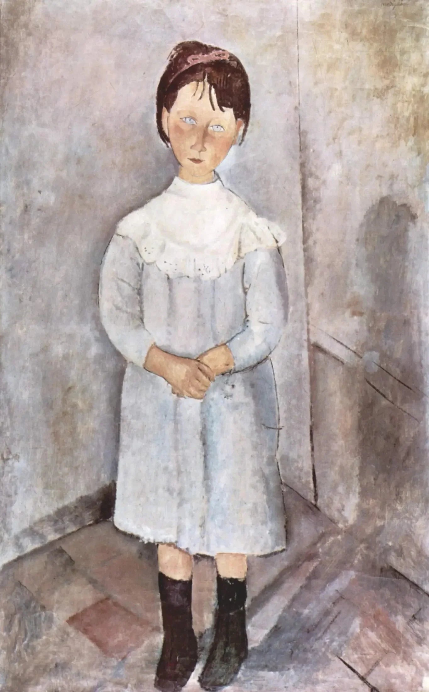 Filet en bleu - Amedeo Modigliani image 1 copie peinte à la main à l’huile