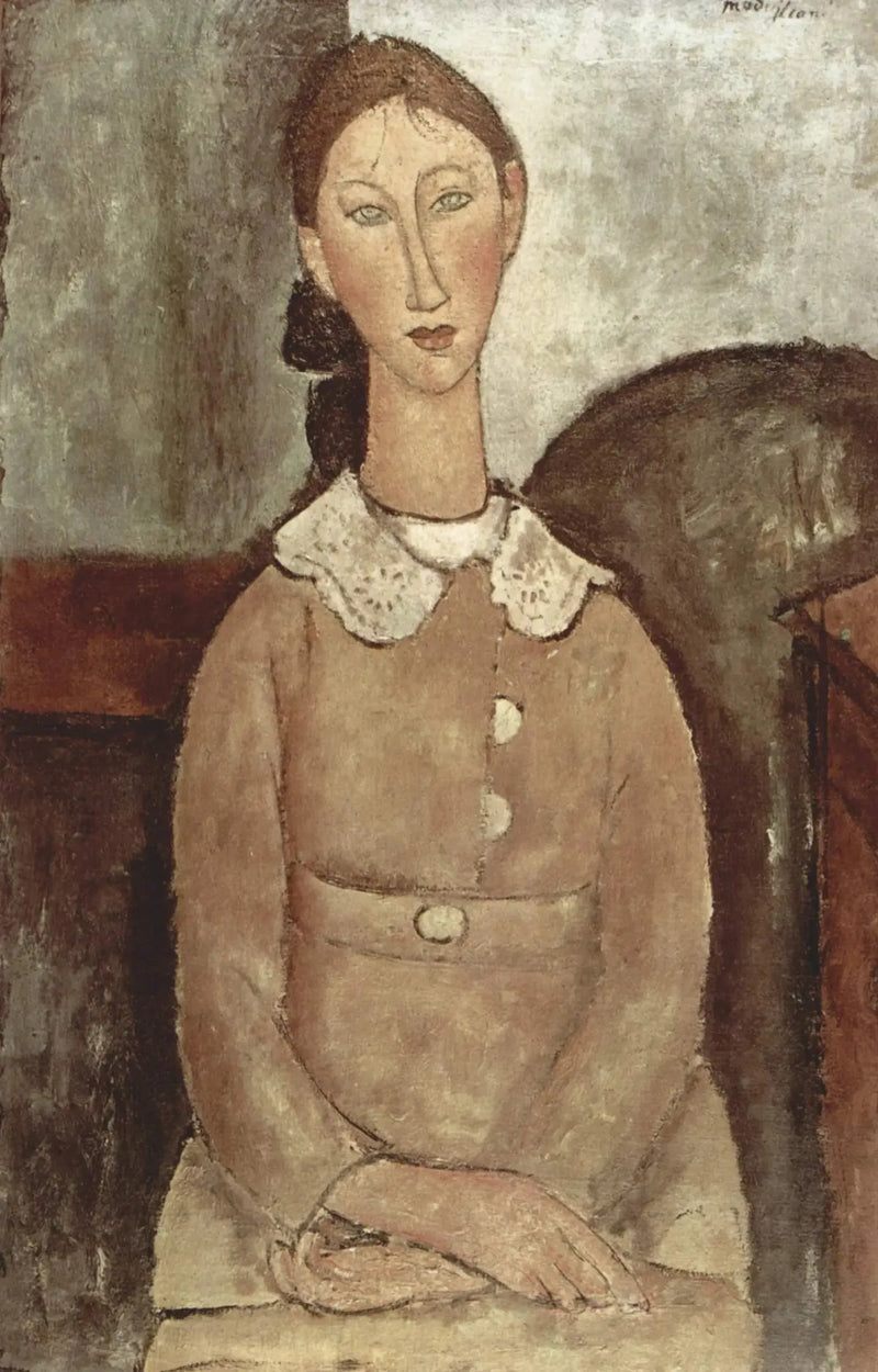 Filet en robe jaune - Amedeo Modigliani