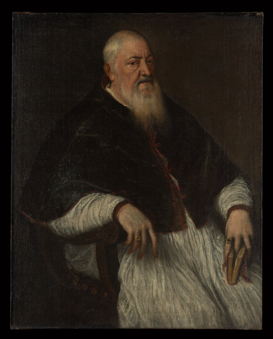 Filippo Archinto (born about 1500, died 1558), Archbishop of Milan - Titian (Tiziano Vecellio)