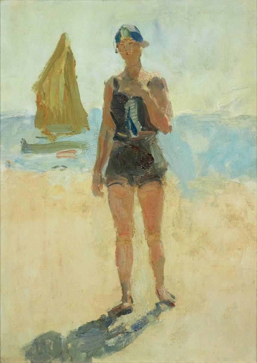 Fille au Lido - Isaac Israëls image 1 copie peinte à la main à l’huile