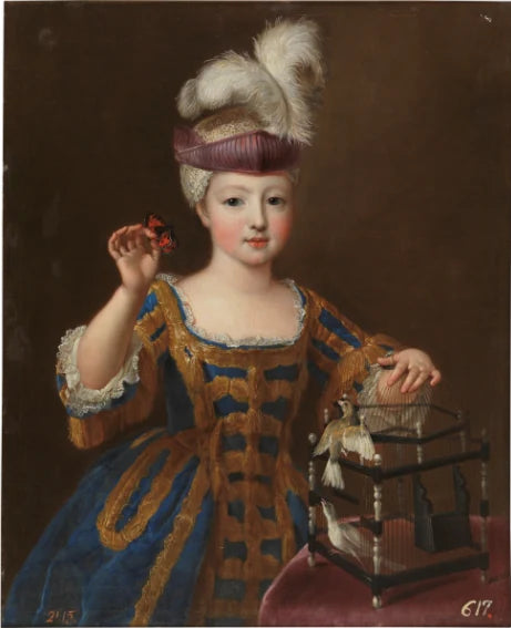 Fille avec une cage à oiseaux - Pierre Gobert