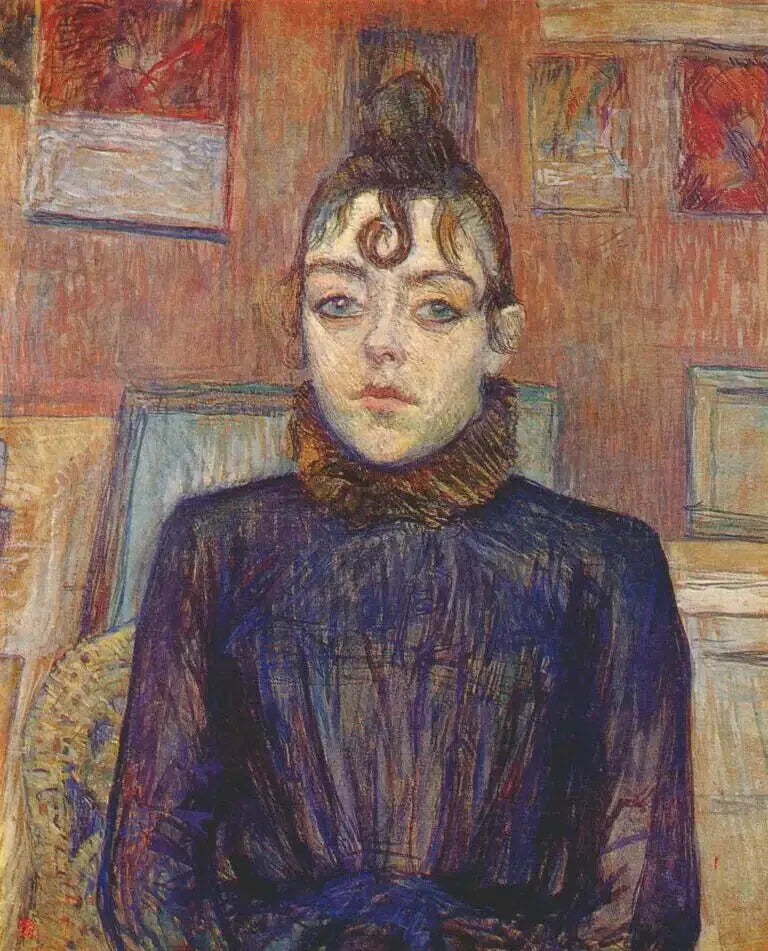 Fille avec Lovelock - Henri de Toulouse-Lautrec