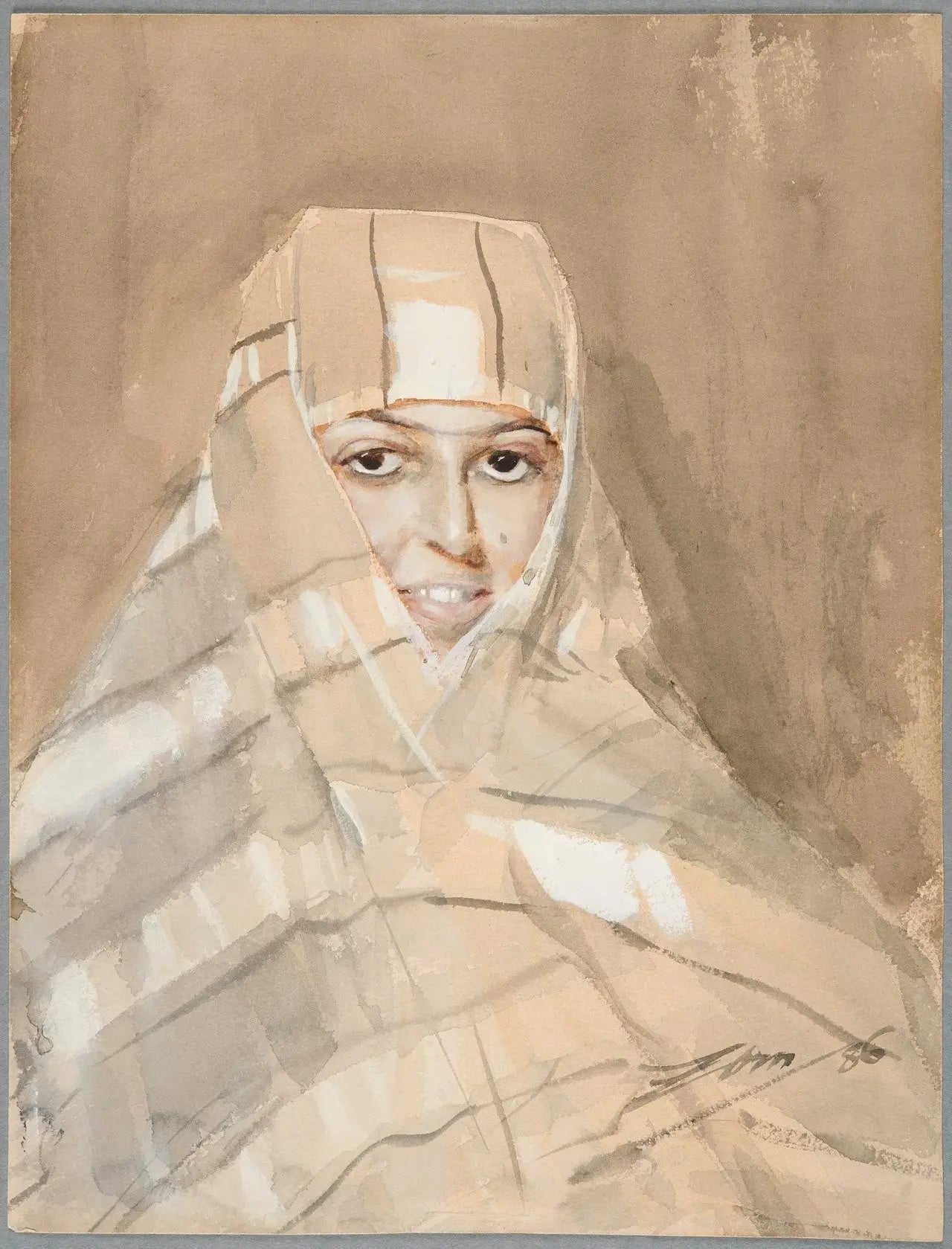 Fille bédouine - Anders Zorn image 1 tableau peint à l’huile sur toile