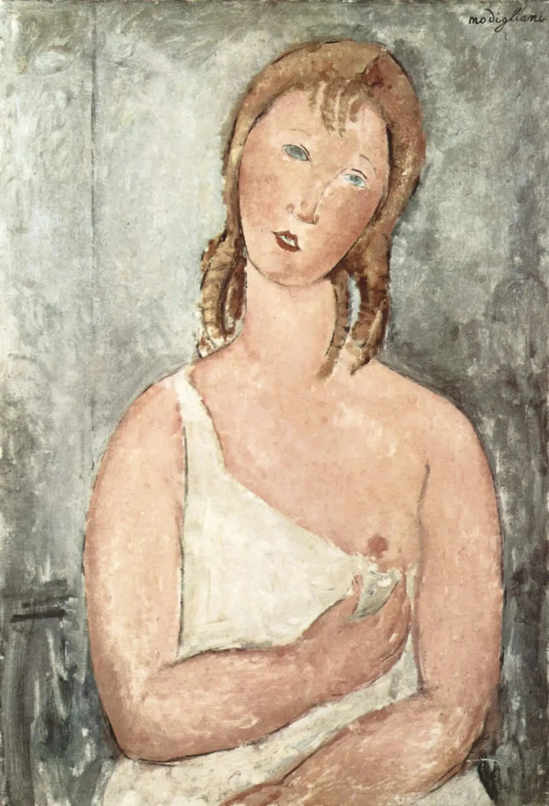 Fille dans la chemise - Amedeo Modigliani