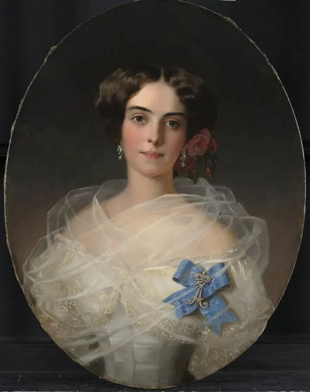Fille de député - Franz Xaver Winterhalter image 1 copie de tableau peinte à la main