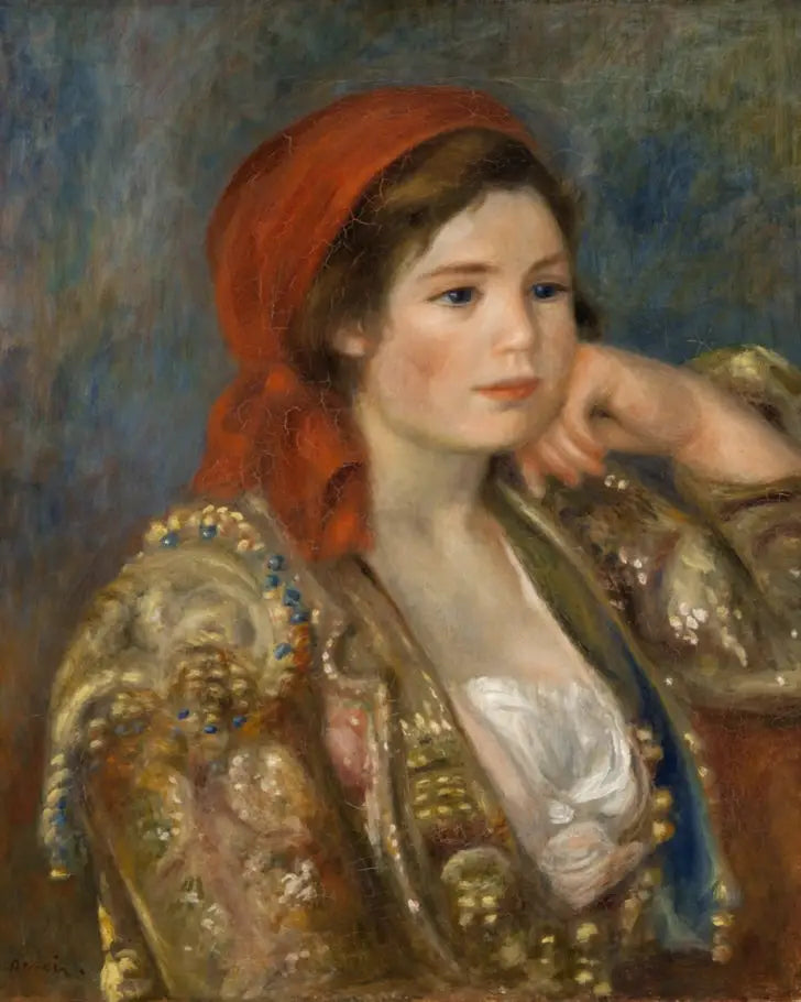 Fille en veste espagnole - Pierre-Auguste Renoir