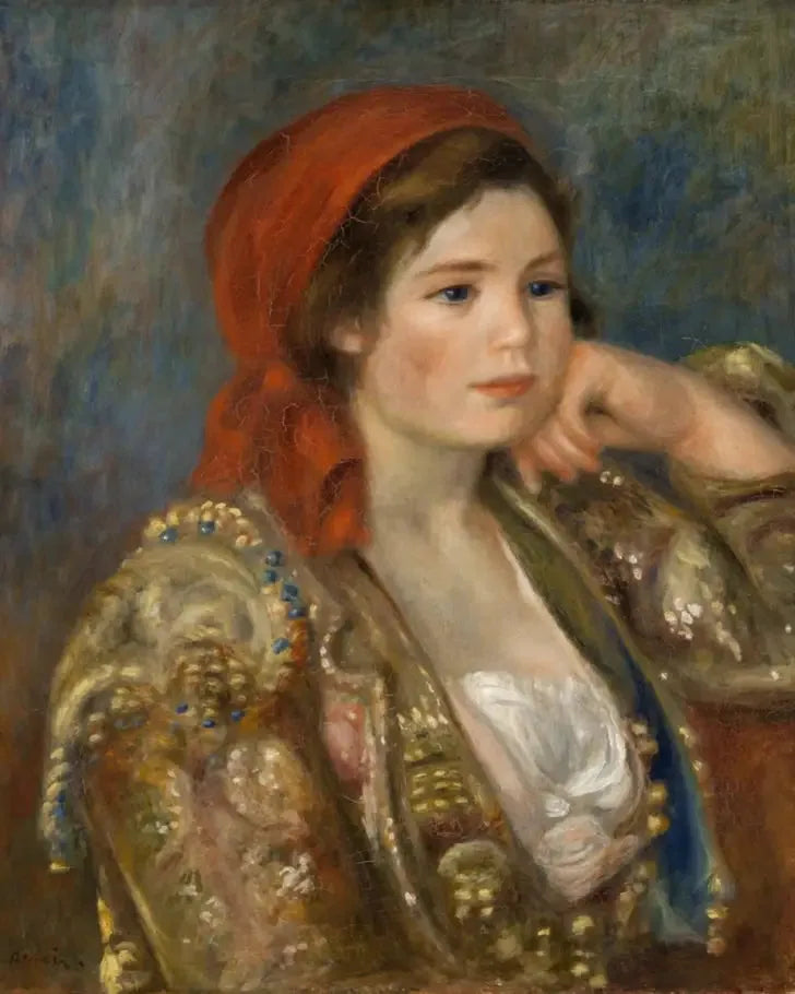 Fille en veste espagnole - Pierre-Auguste Renoir