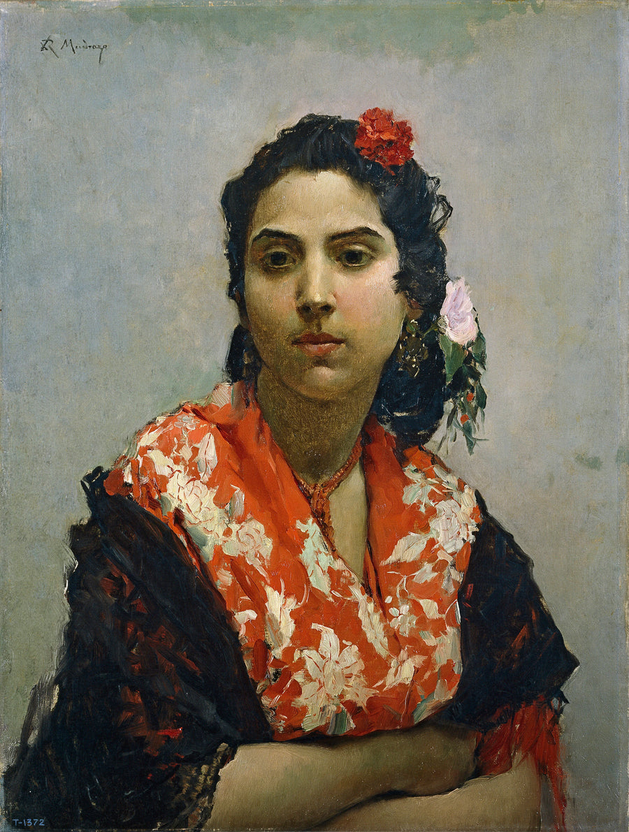 Fille gitane - Raimundo de Madrazo y Garreta