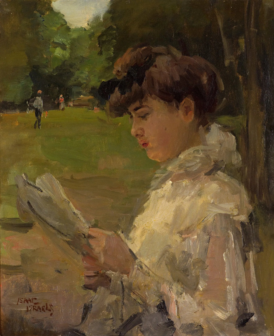Fille lisant - Isaac Israëls