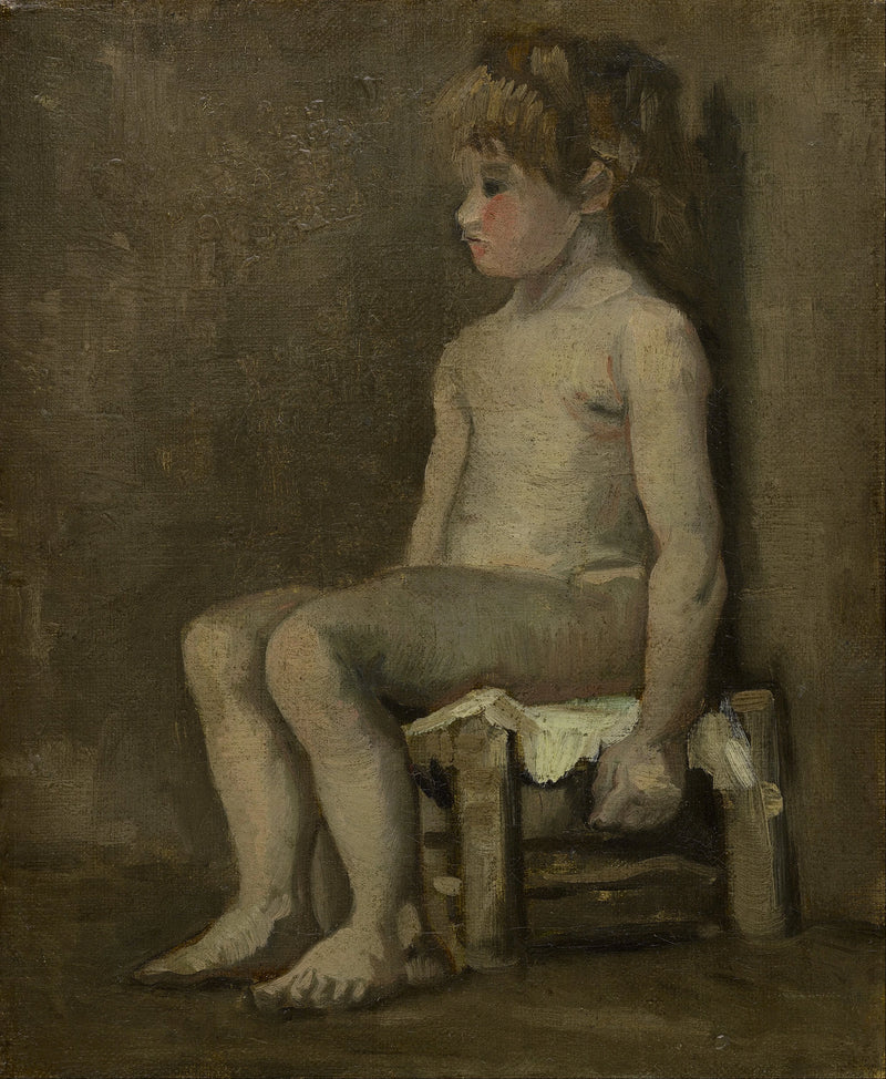 Fille nue assise, F215 – Vincent van Gogh