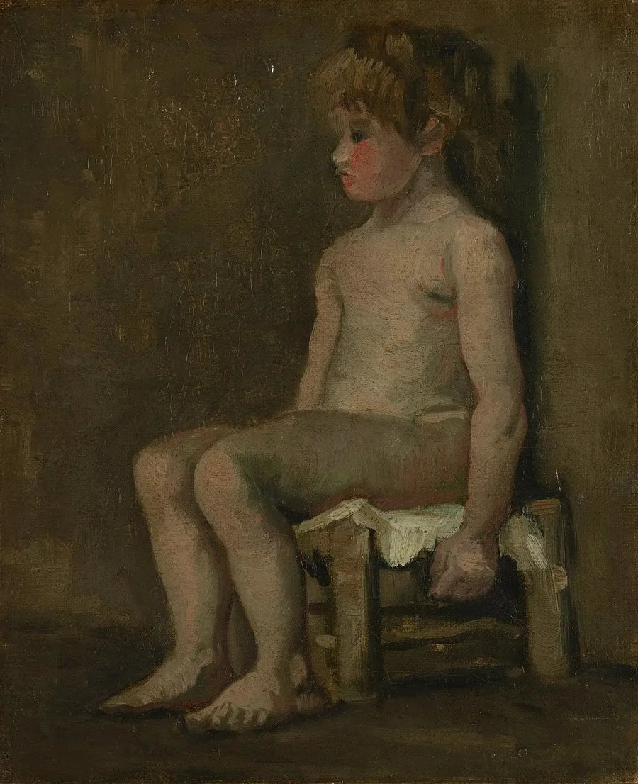 Fille nue, assise - Vincent van Gogh