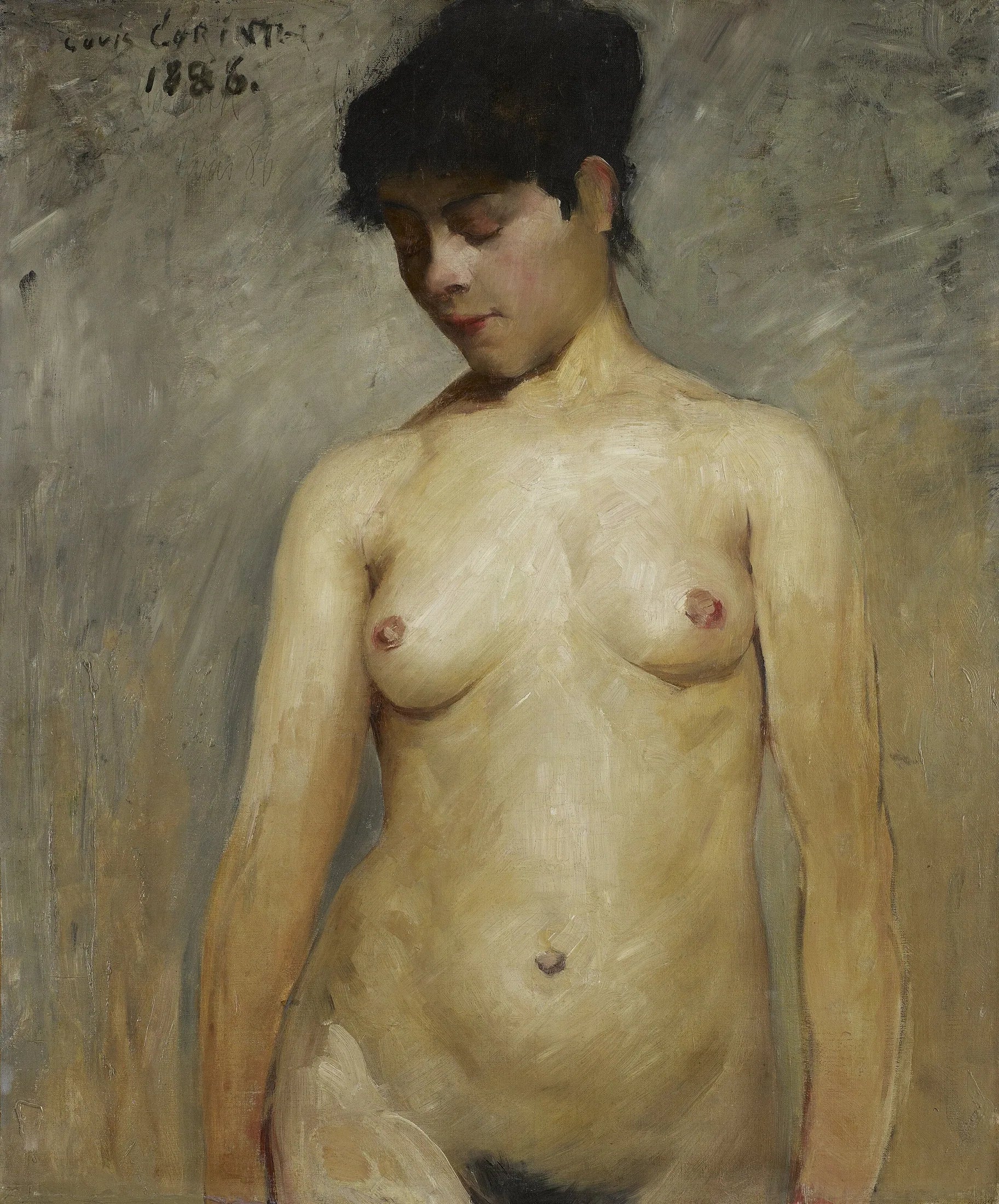 Fille nue - Lovis Corinth image 1 reproduction d’œuvre d’art à l’huile