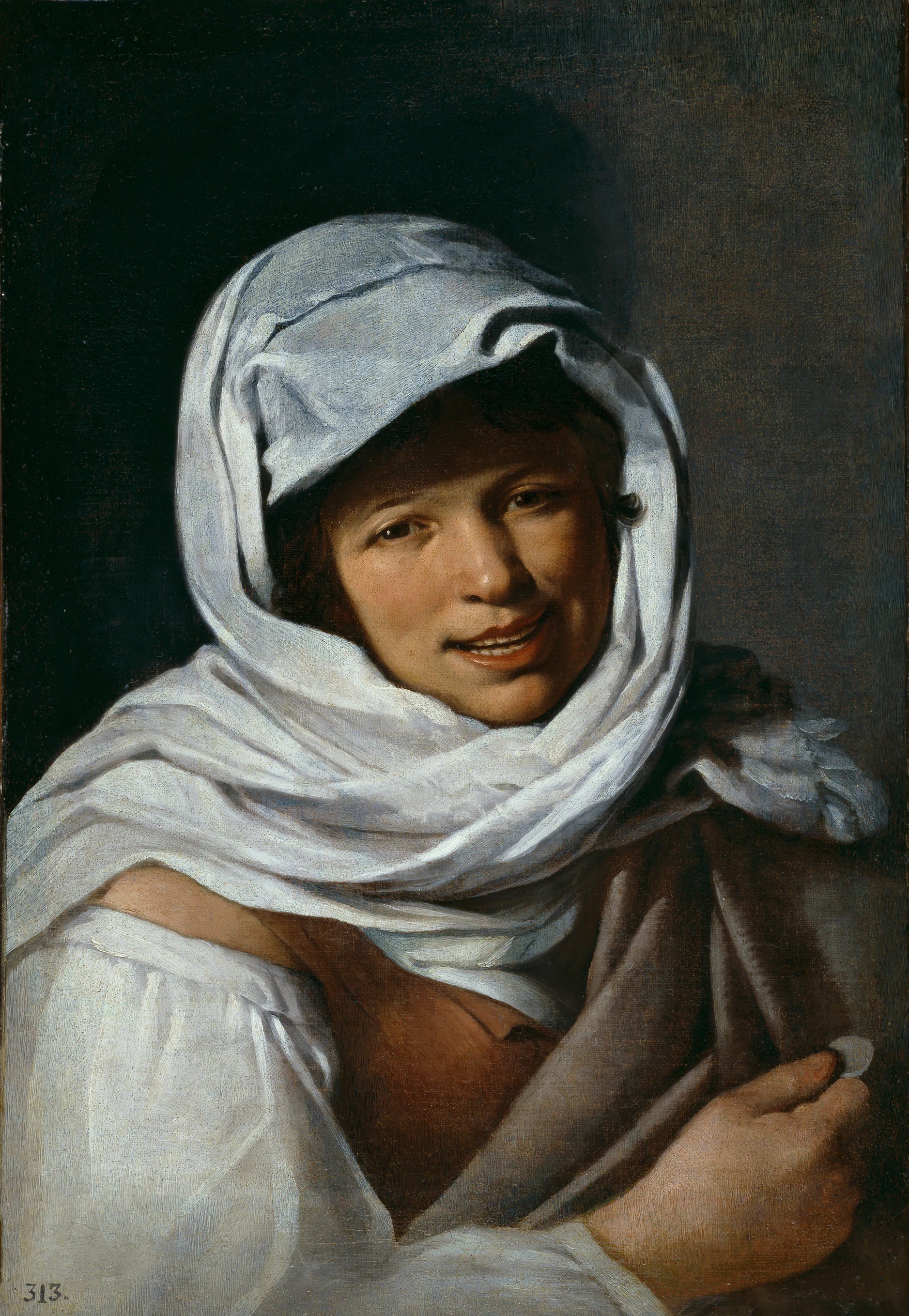 La fille à la pièce de monnaie - Artiste inconnu