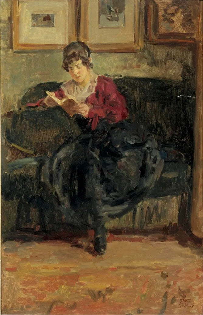 fille qui lit - Isaac Israëls