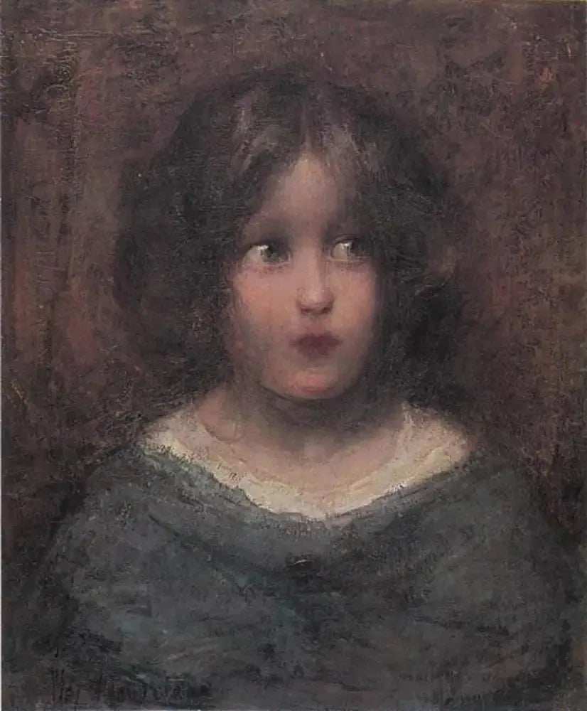 Fille regardant vers sa gauche - Piet Mondrian image 1 reproduction d’œuvre d’art à l’huile