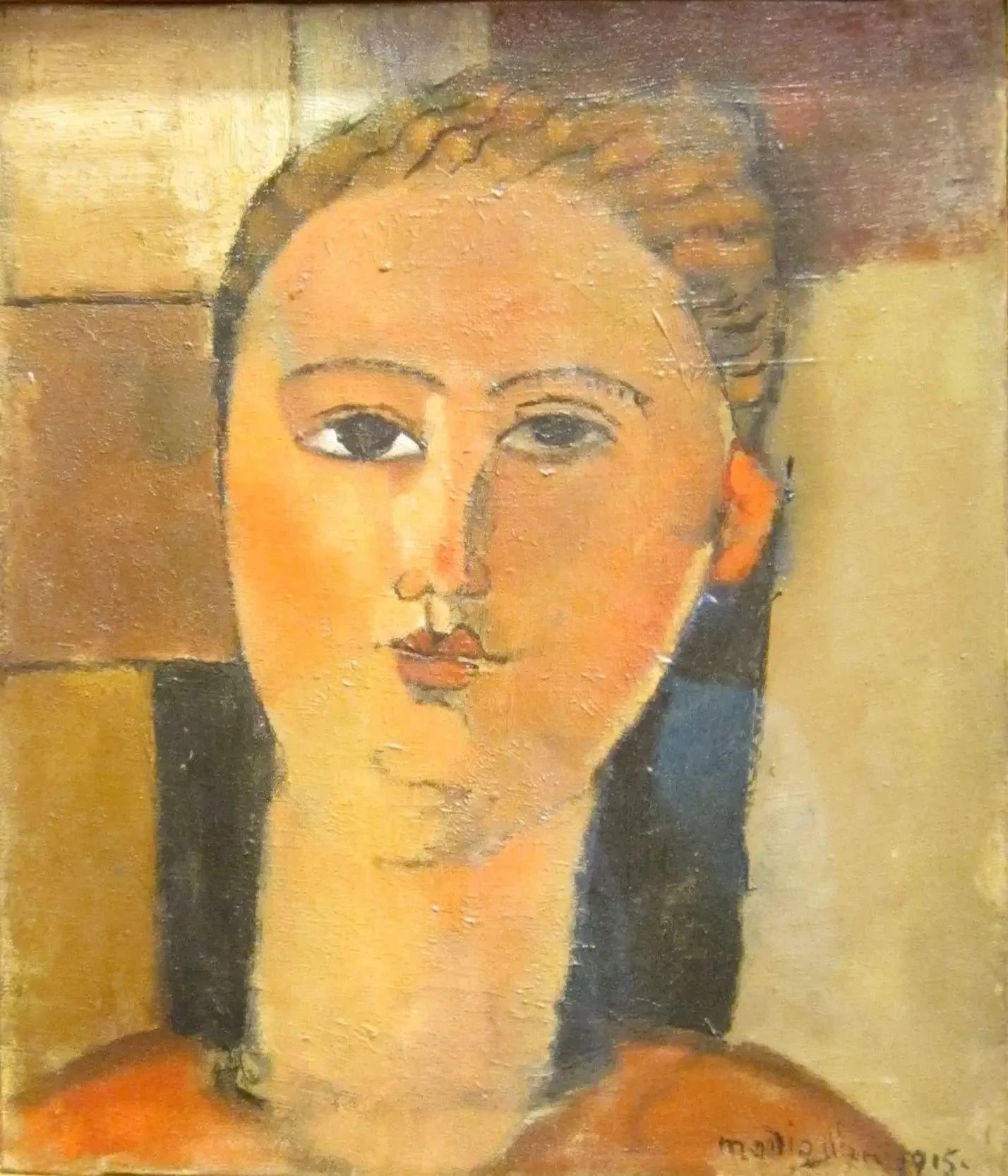 Fille rousse - Amedeo Modigliani image 1 reproduction de peinture à l’huile