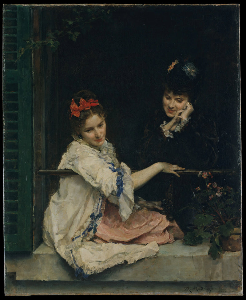 Filles à la fenêtre - Raimundo de Madrazo y Garreta
