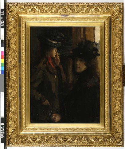 Filles qui fument des cigarettes - Isaac Israëls