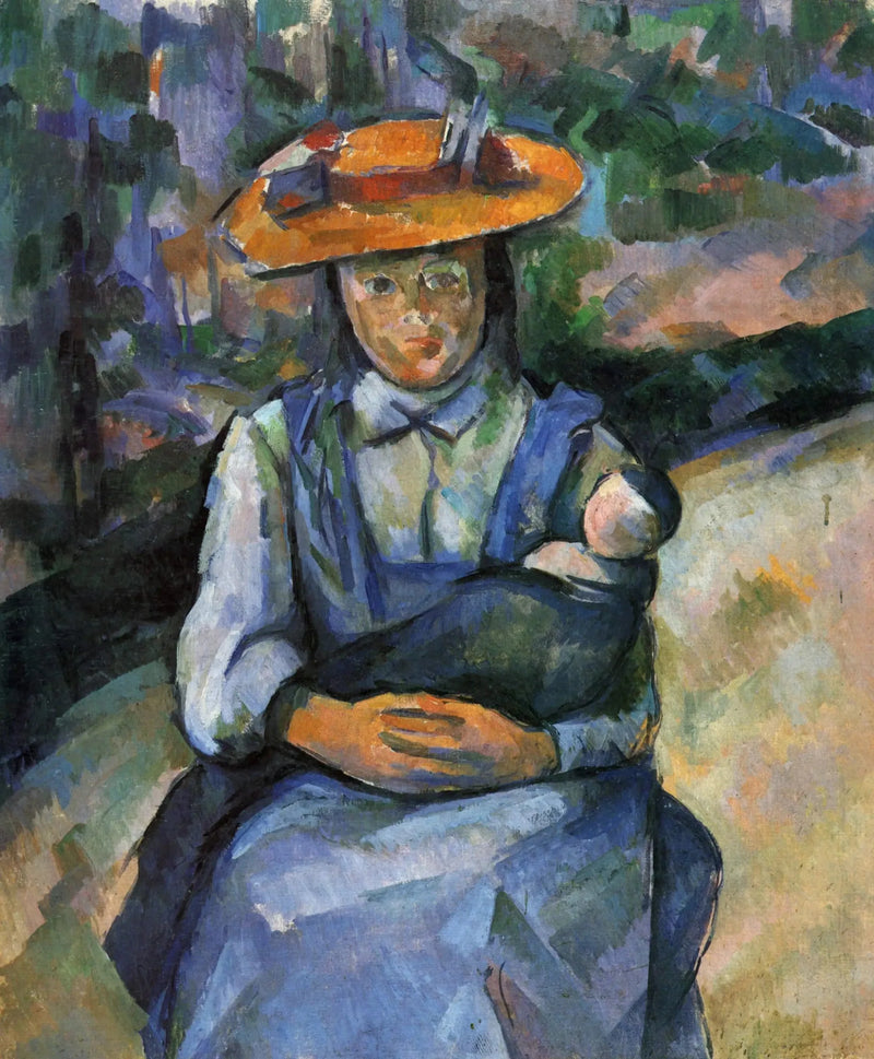 Fillette à la poupée - Paul Cézanne