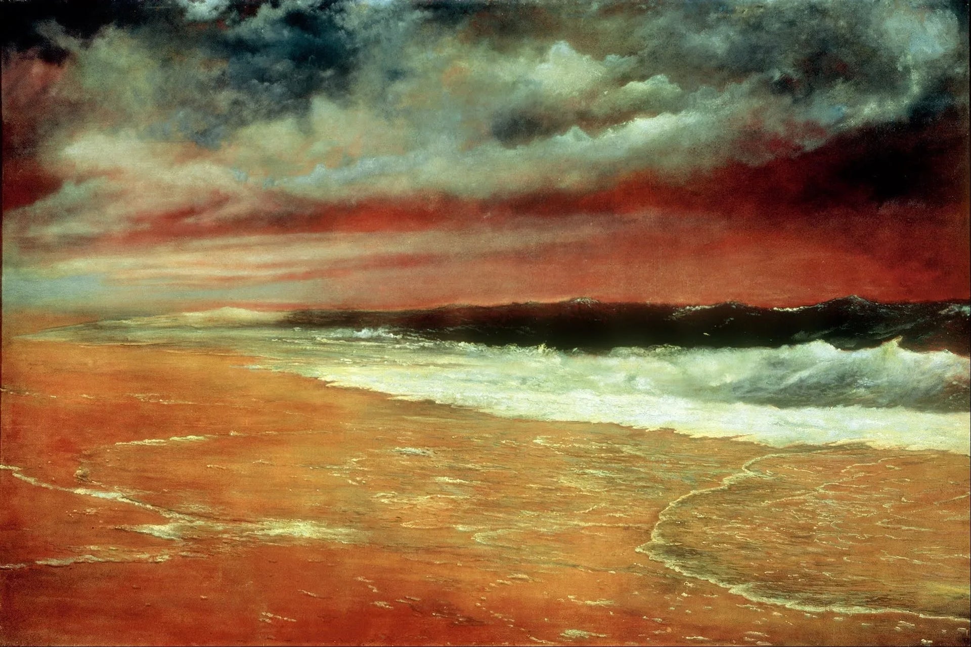 Fin d'après-midi au bord de la mer - Joaquín Clausell image 1 tableau peint à l’huile sur toile