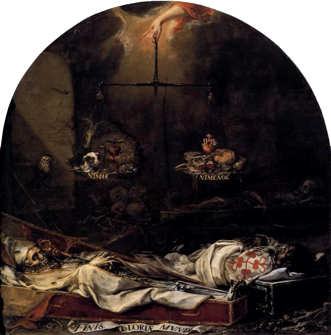 Finis Gloriae Mundi - Juan de Valdés Leal image 1 reproduction artisanale de tableau