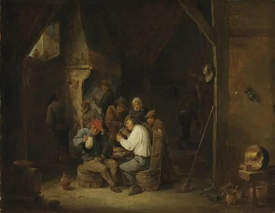 Flämische Dorfkneipe - David Teniers le Jeune