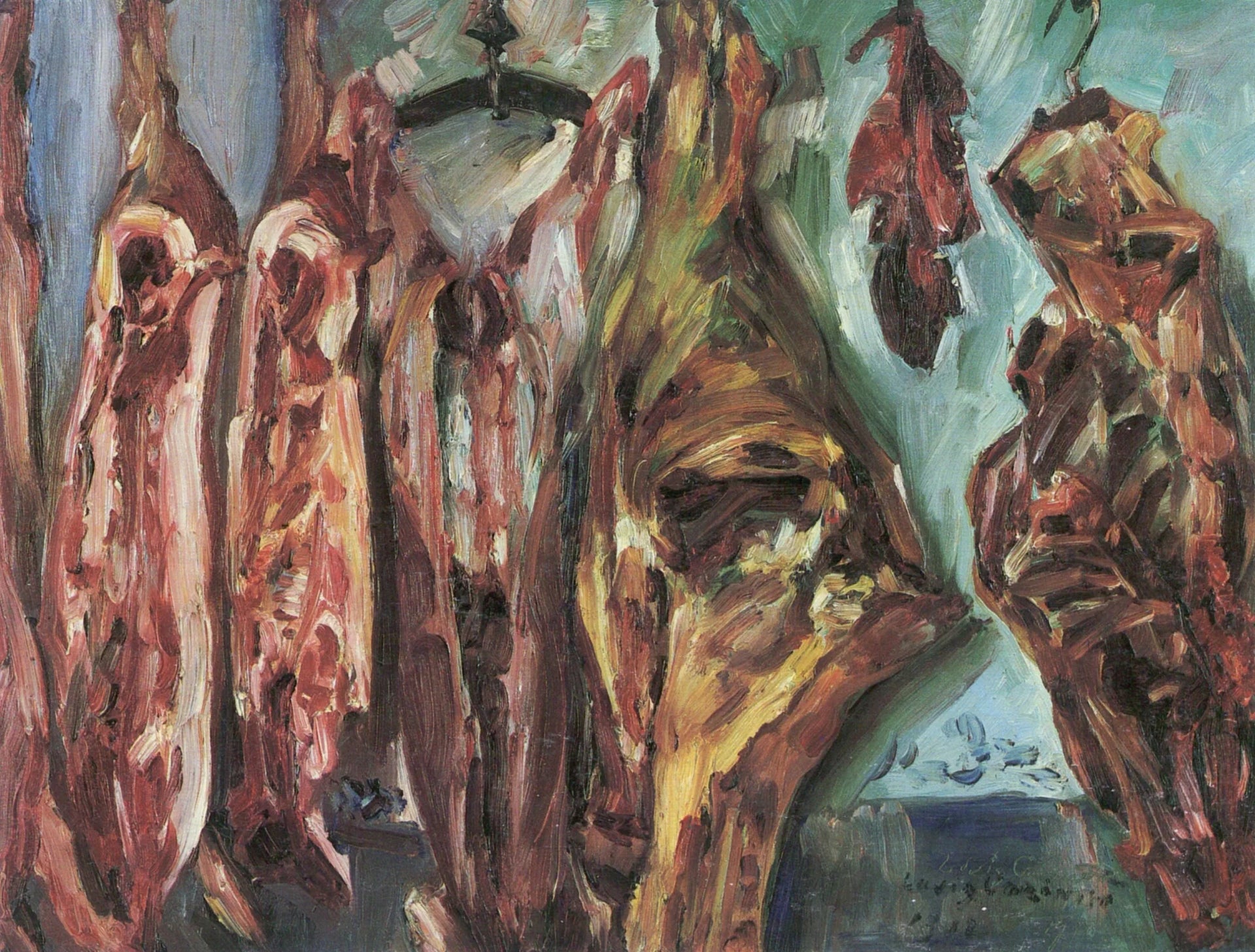 Fleischerladen - Lovis Corinth image 1 reproduction réalisée par Alpha Reproduction