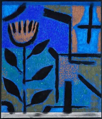 Fleur de nuit - Paul Klee image 1 reproduction réalisée par Alpha Reproduction