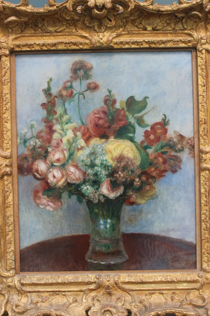 Fleurs dans un vase - Pierre-Auguste Renoir