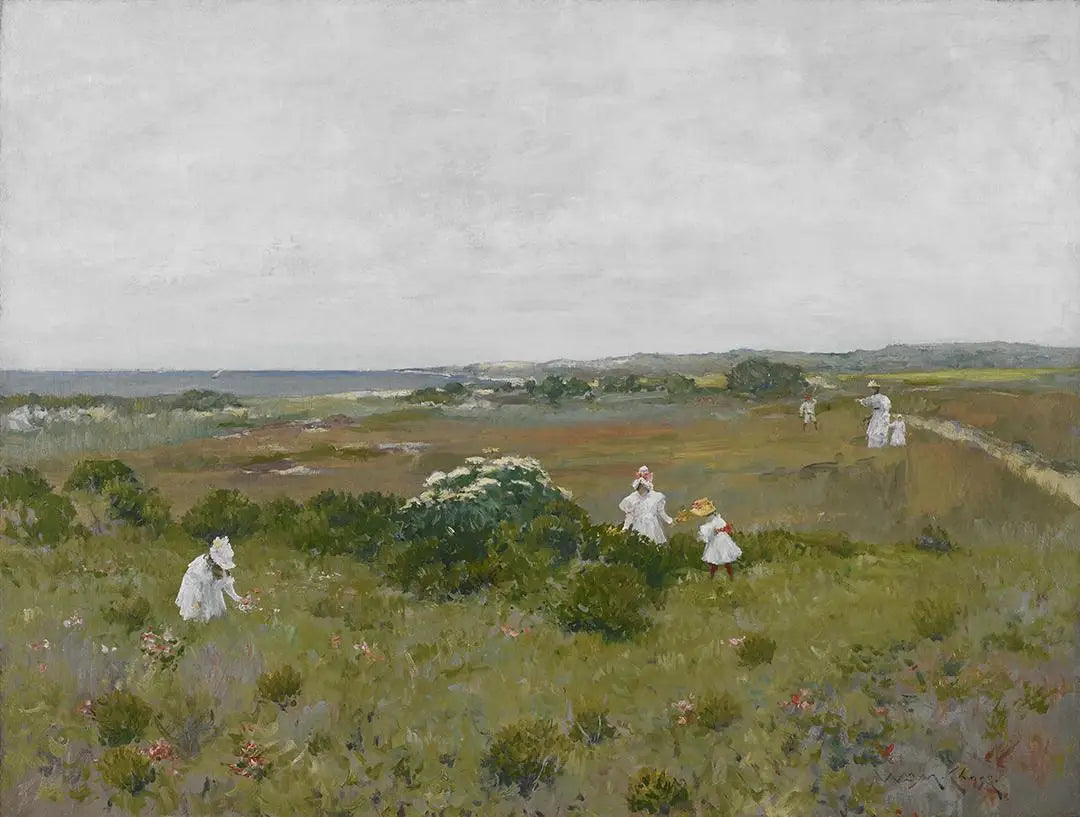 Fleurs de bord de mer - William Merritt Chase image 1 reproduction artisanale de tableau