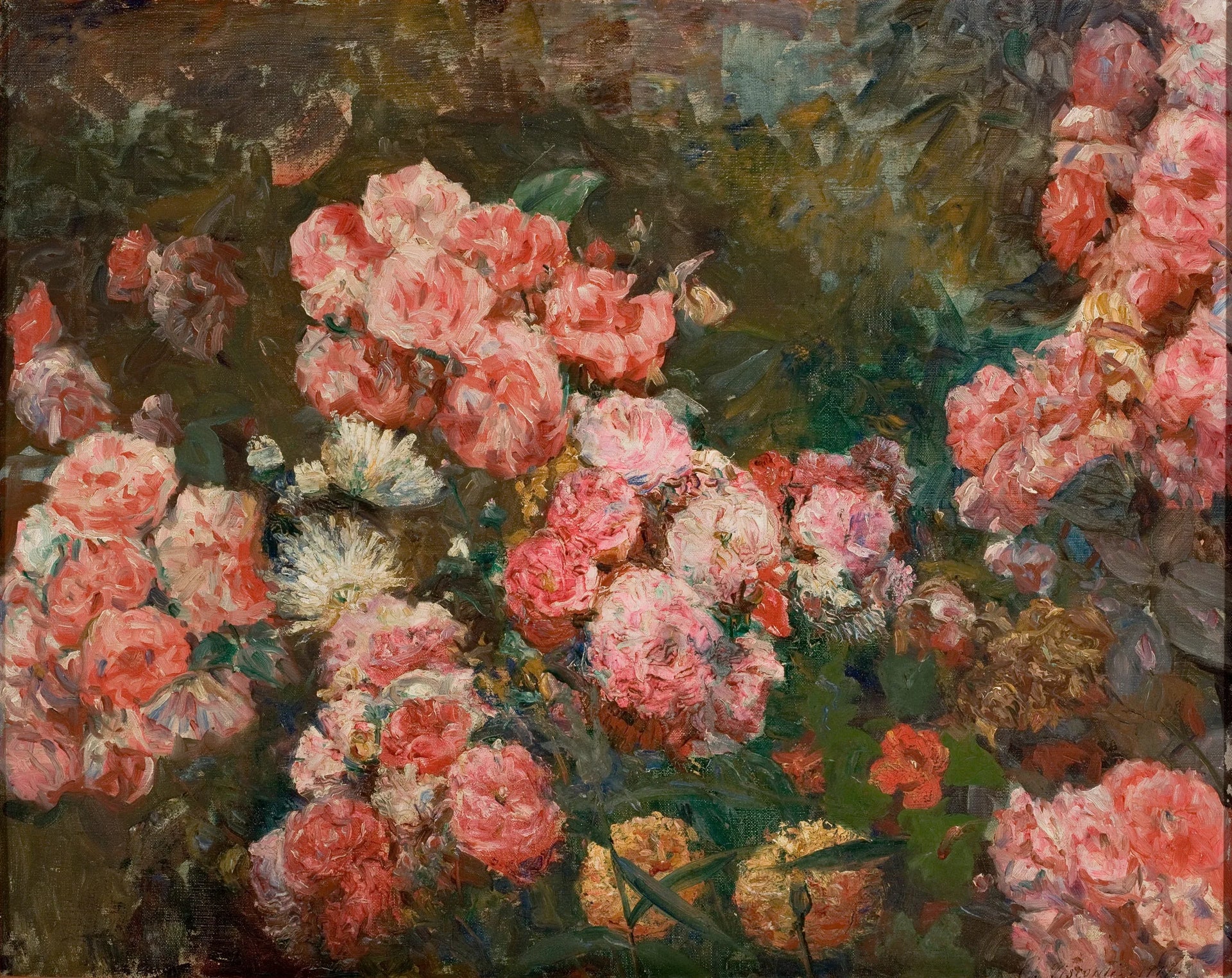 Fleurs - Eliseu Visconti image 1 copie peinte à la main à l’huile