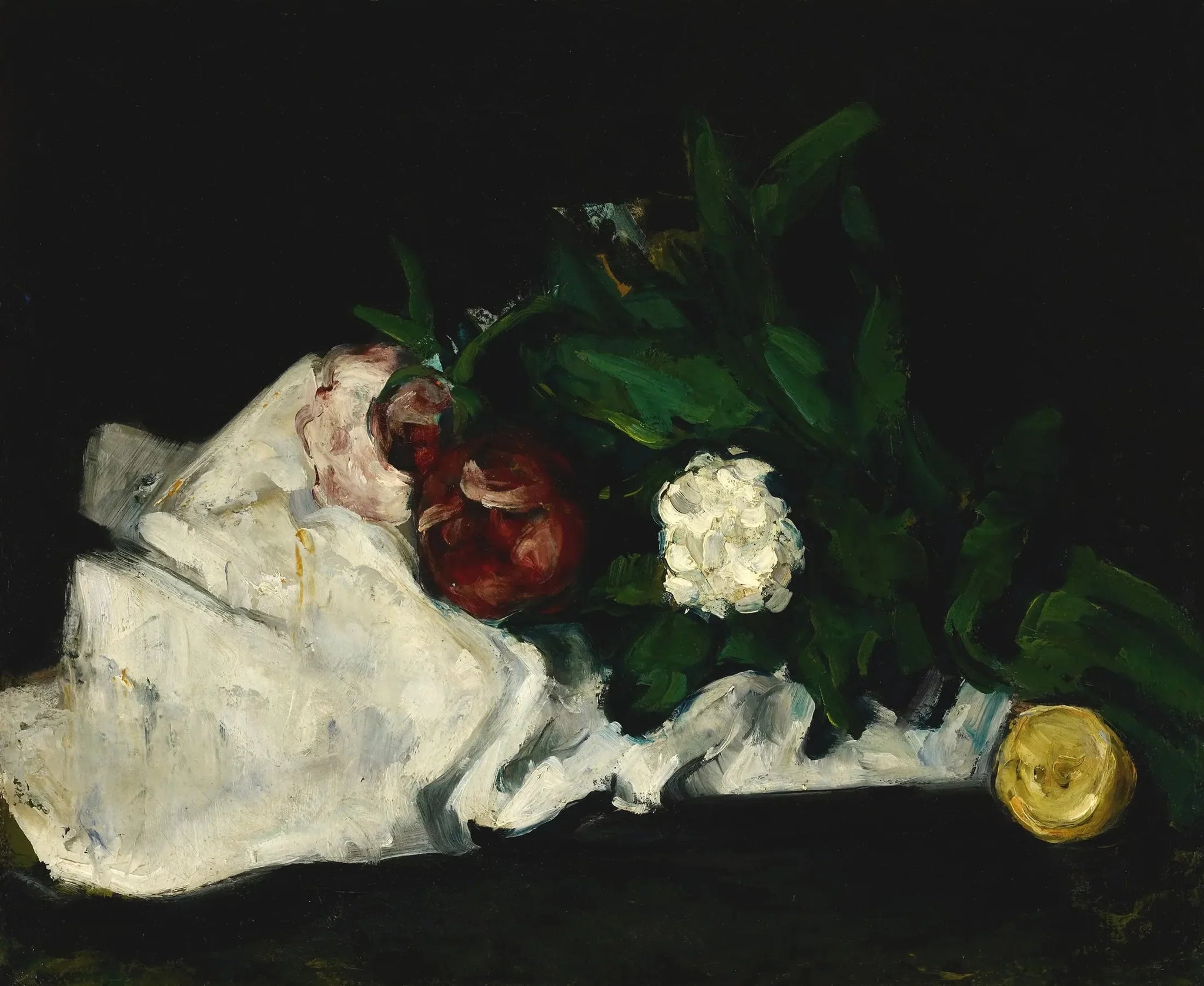 Fleurs et fruits - Paul Cézanne image 1 copie peinte à la main à l’huile