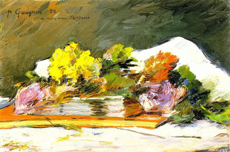 Fleurs et livres - Paul Gauguin
