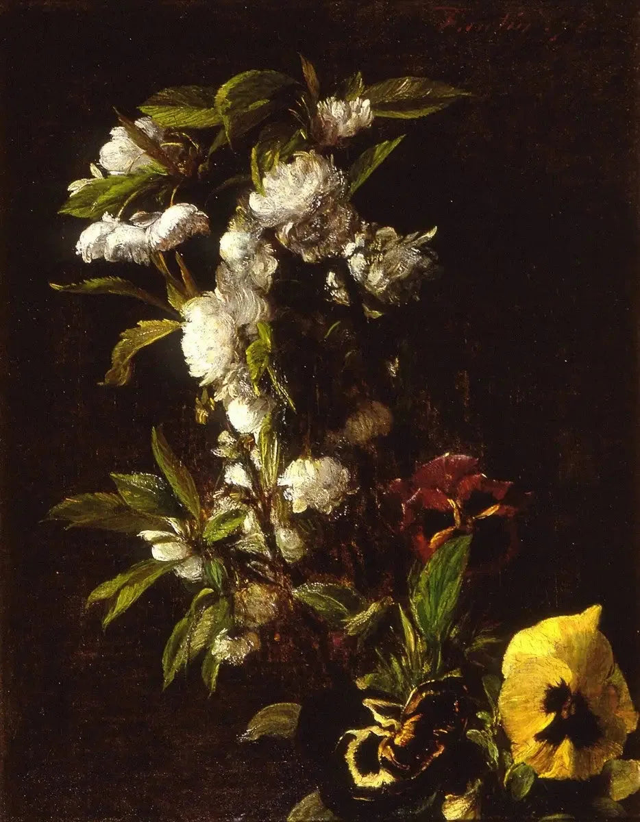 Fleurs - Henri Fantin-Latour image 1 tableau peint à l’huile sur toile