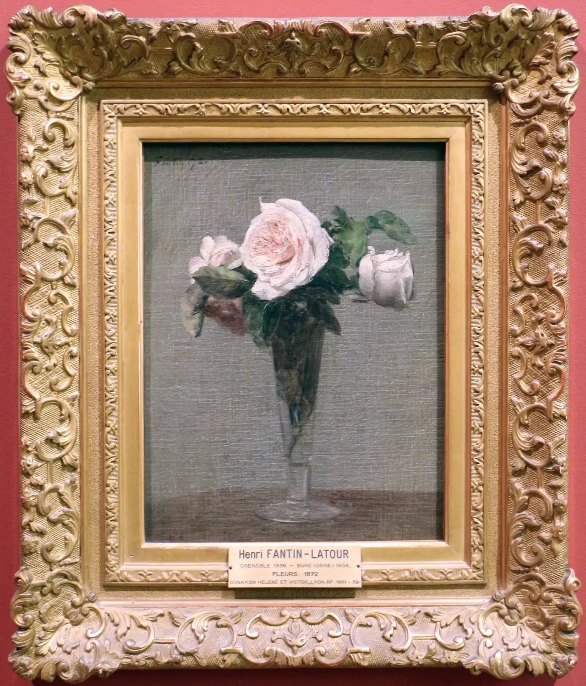 Fleurs - Henri Fantin-Latour image 1 reproduction artisanale de tableau