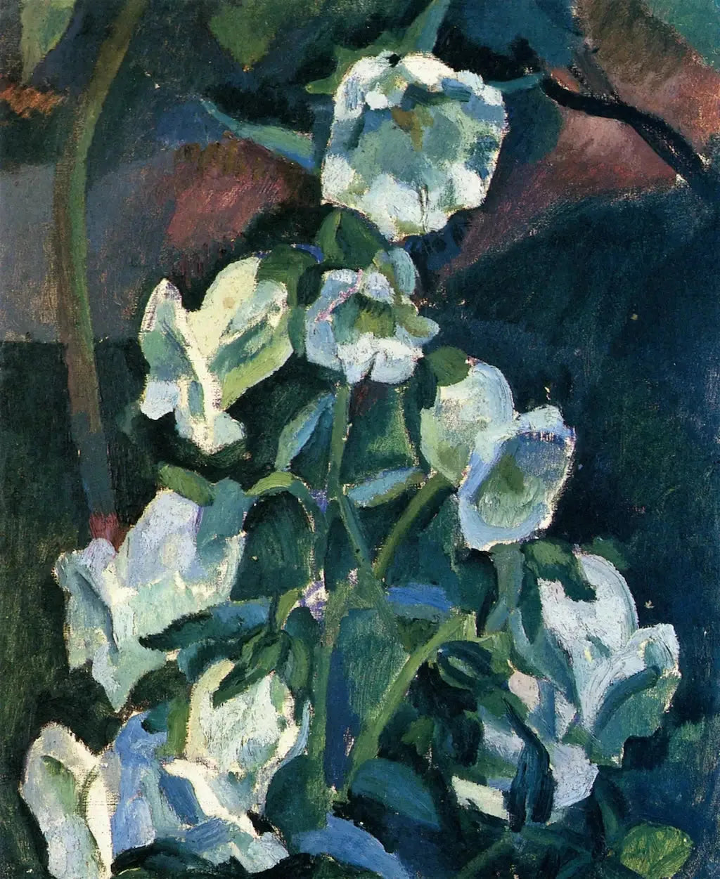 Fleurs - Robert Delaunay image 1 reproduction de peinture à l’huile