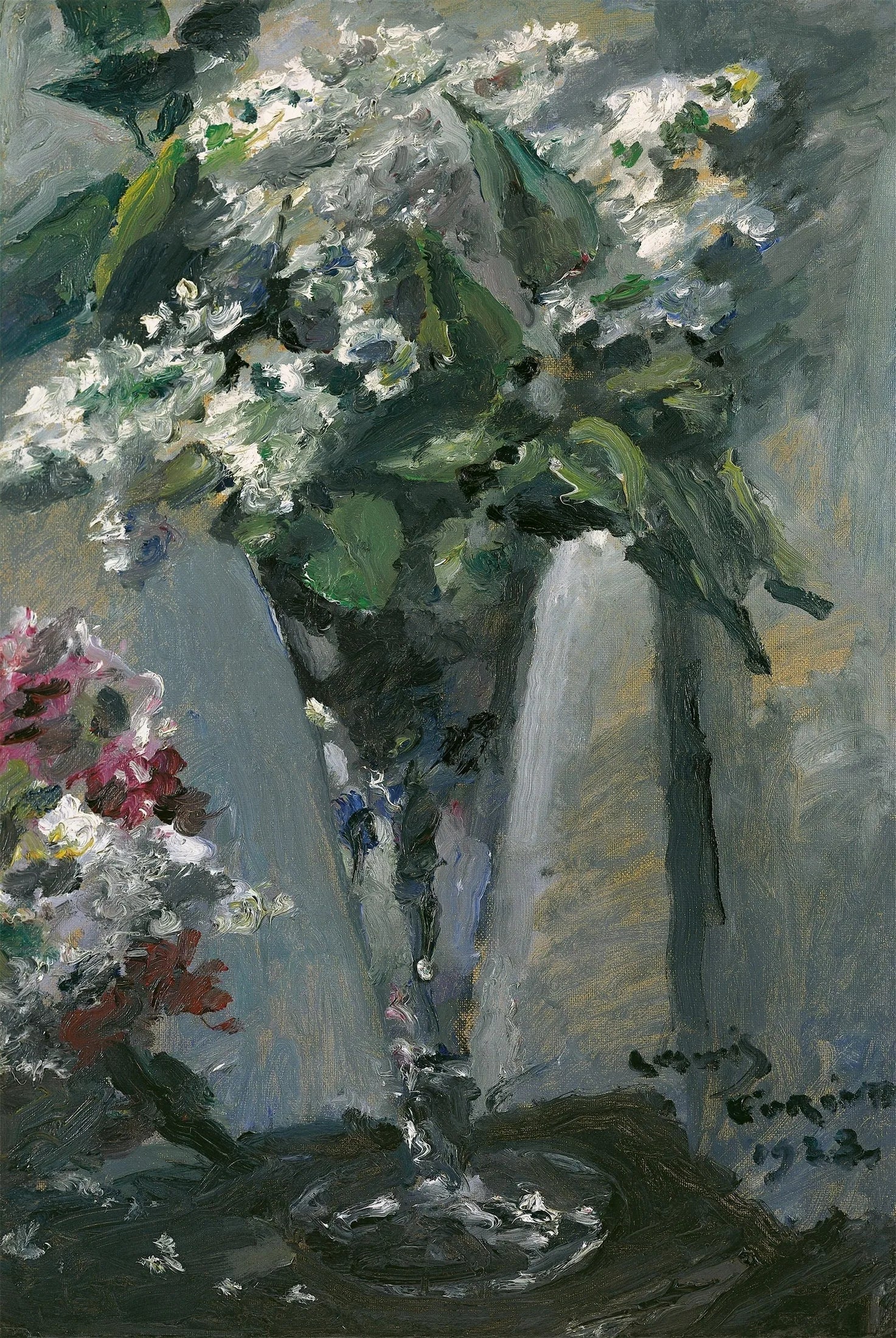 Flieder im Kelchglas - Lovis Corinth image 1 reproduction de peinture à l’huile