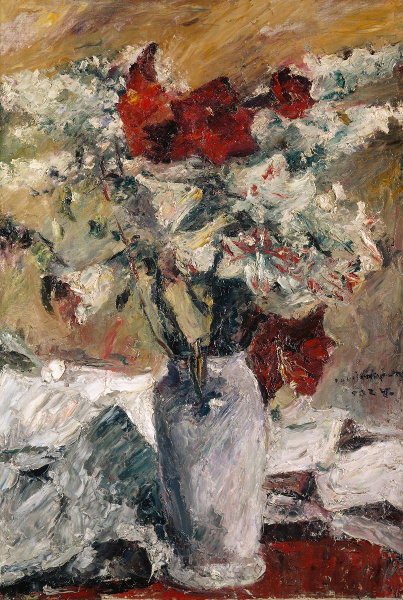Flieder und Amaryllis - Lovis Corinth image 1 reproduction de peinture à l’huile