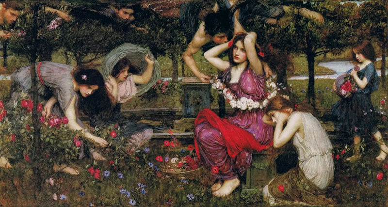 Flore et les zéphyrs - John William Waterhouse